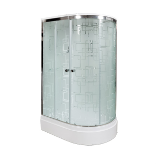 Душевая кабина Deto ЕМ2712 L с гидромассажем (гм.) 120х80х220 см